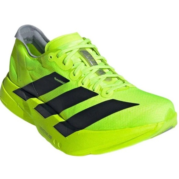 Adidas Adizero Adios Pro 4 Lucid Lemon Black JR6364 Men's Size 12 - Picture 13 of 16